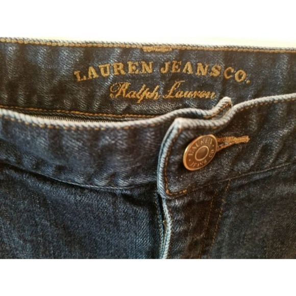 Ralph Lauren Straight Women's Jeans size 12 Blue Denim - Picture 3 of 4
